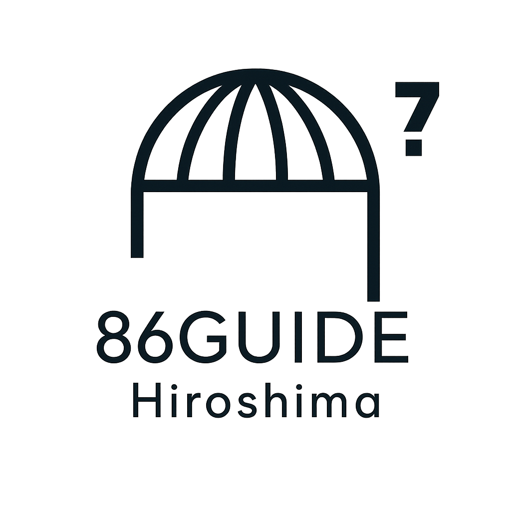 86GUIDE Hiroshima ロゴイラスト