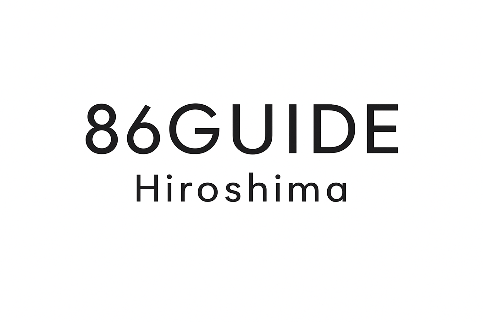 86GUIDE Hiroshimaのロゴ